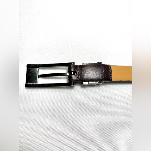 Genuine Leather Dark  Brown Classic BELT - Picture 4 of 10